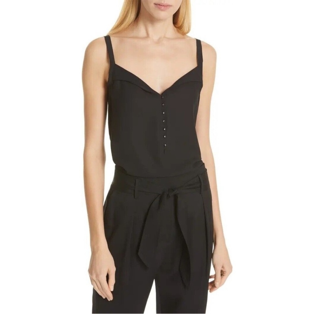 Equipment Femme Chandelle Camisole Top in Black